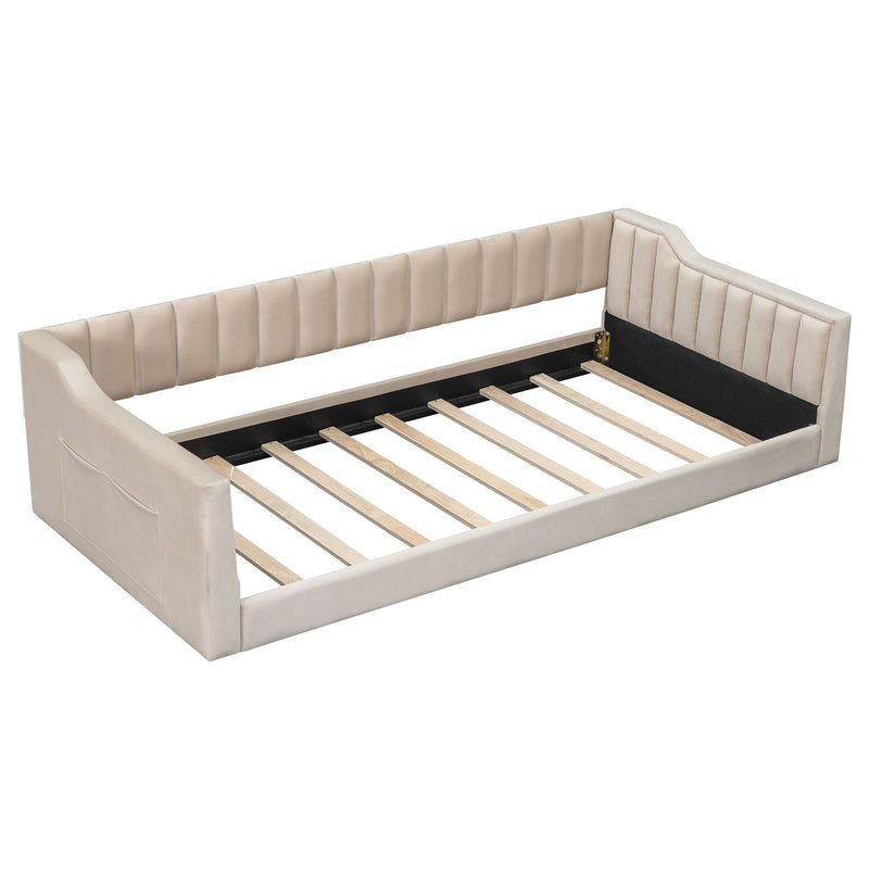 Daybed With Side Storage Pocket - R&R Furniture Gallery (Fountain Valley, CA)