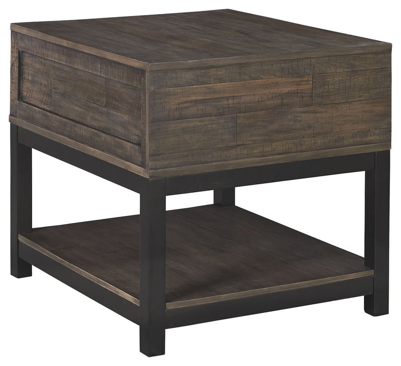 Johurst - Rectangular End Table - Grayish Brown - R&R Furniture Gallery (Fountain Valley, CA)