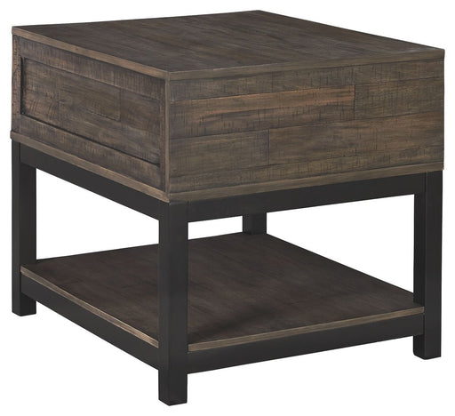 Johurst - Rectangular End Table - Grayish Brown - R&R Furniture Gallery (Fountain Valley, CA)