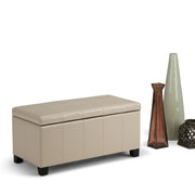 Dover - Upholstered Storage Ottoman Bench - R&R Furniture Gallery (Fountain Valley, CA)