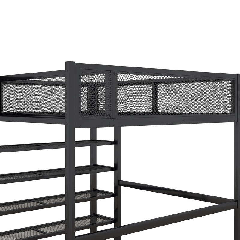 Loft Bed With 4 Tier Shelves And Storage - R&R Furniture Gallery (Fountain Valley, CA)
