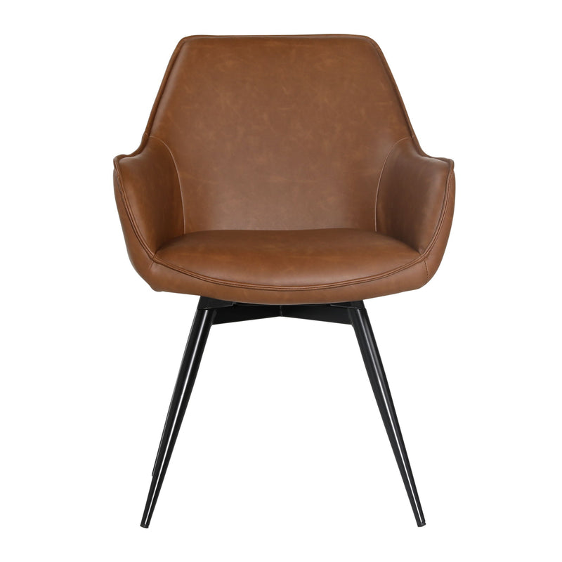 Verity - Dining Chair - Antique Brown And Black