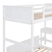Full Over Full Bunk Bed With Desk - R&R Furniture Gallery (Fountain Valley, CA)