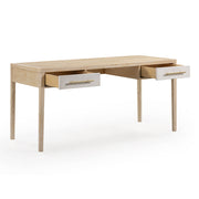 Hera - Executive Desk - Natural Washed - R&R Furniture Gallery (Fountain Valley, CA)