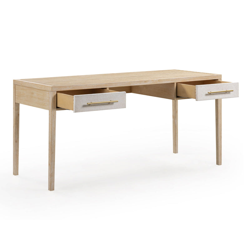 Hera - Executive Desk - Natural Washed - R&R Furniture Gallery (Fountain Valley, CA)
