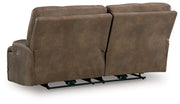 Beckley Place - 2 Seat Power Reclining Sofa With Adjustable Headrest - Earth - R&R Furniture Gallery (Fountain Valley, CA)