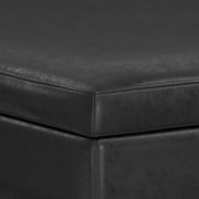 Owen - Multifunctional Square Coffee Table Storage Ottoman - R&R Furniture Gallery (Fountain Valley, CA)
