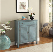 Winchell - Console Cabinet - Antique Blue - R&R Furniture Gallery (Fountain Valley, CA)