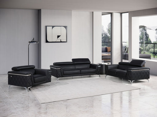1140 - 3-Piece Sofa Set With Adjustable Headrest - R&R Furniture Gallery (Fountain Valley, CA)
