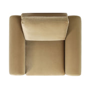 Mason - Arched Arm Chair - Camel Brown Beige - R&R Furniture Gallery (Fountain Valley, CA)