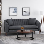 Contemporary 3 Seater Sofa With Accents - R&R Furniture Gallery (Fountain Valley, CA)