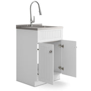 Beckham - Laundry Cabinet & Faucet And Stainless Steel Sink - R&R Furniture Gallery (Fountain Valley, CA)