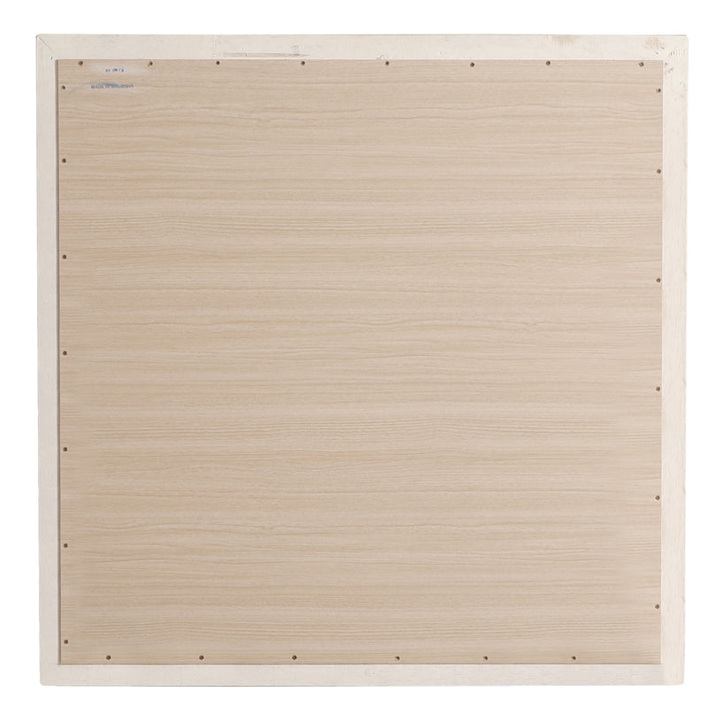 Glory Furniture traditional wall mirror with a classic frame, ideal for any space, hanging on a plain wall.