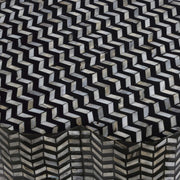 Mother of Pearl Shell Side Table - Truffle - R&R Furniture Gallery (Fountain Valley, CA)