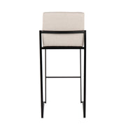 Lumi Source Fuji contemporary high back barstool with elegant design, featuring sleek modern styling in a set of stools.