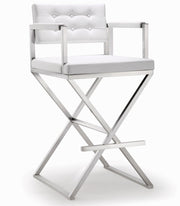 Director - Stainless Steel Barstool - R&R Furniture Gallery (Fountain Valley, CA)