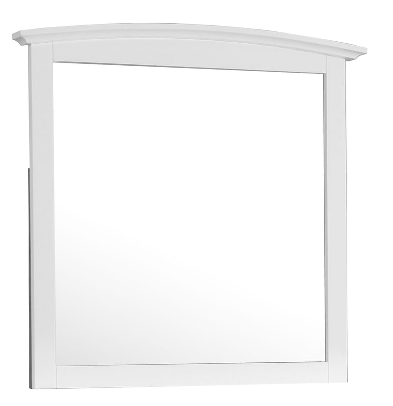 Elegant wall mirror by Glory Furniture with a sleek, modern frame, perfect for enhancing living room or bedroom decor.
