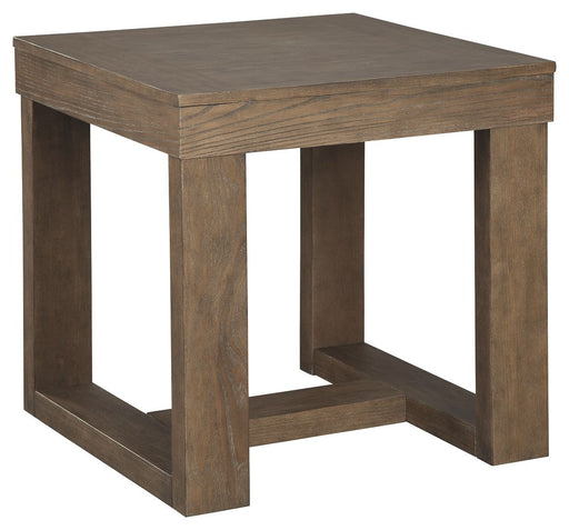 Cariton - Square End Table - Gray - R&R Furniture Gallery (Fountain Valley, CA)