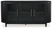 Rowanbeck - Dining Room Server - Black - R&R Furniture Gallery (Fountain Valley, CA)
