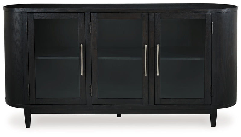 Rowanbeck - Dining Room Server - Black - R&R Furniture Gallery (Fountain Valley, CA)