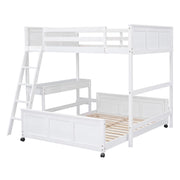Full Over Full Bunk Bed With Desk - R&R Furniture Gallery (Fountain Valley, CA)