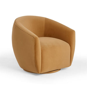 Jordan - Velvet Swivel Chair - R&R Furniture Gallery (Fountain Valley, CA)