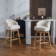 360 Degree Rotation Swivel Counter Stools (Set of 2) - R&R Furniture Gallery (Fountain Valley, CA)