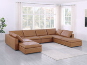 1100 - Top-Grain Italian Leather 8-Piece Sectional With Chaise - R&R Furniture Gallery (Fountain Valley, CA)
