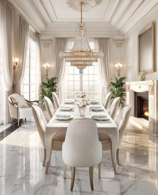 London Place - Accent Chair - Porcelain / Platinum - R&R Furniture Gallery (Fountain Valley, CA)