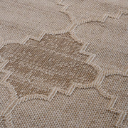 Guros - 8' X 10' Trellis Indoor / Outdoor Area Rug - Cream - R&R Furniture Gallery (Fountain Valley, CA)