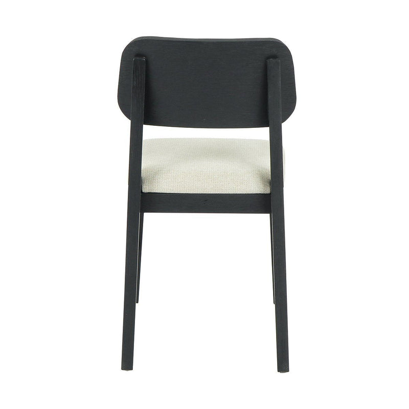 Deaven - Upholstered Dining Chair (Set of 2) - Black - R&R Furniture Gallery (Fountain Valley, CA)