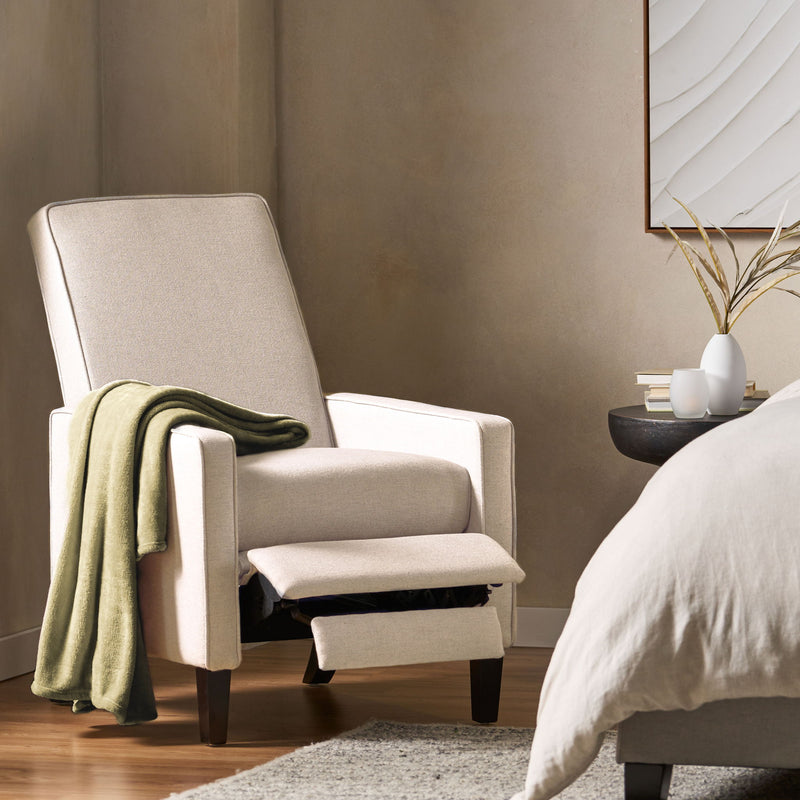 Minimalist Design Fabric Push Back Chair - R&R Furniture Gallery (Fountain Valley, CA)