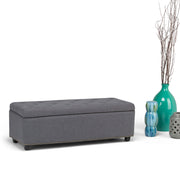 Hamilton - Upholstered Storage Ottoman - R&R Furniture Gallery (Fountain Valley, CA)