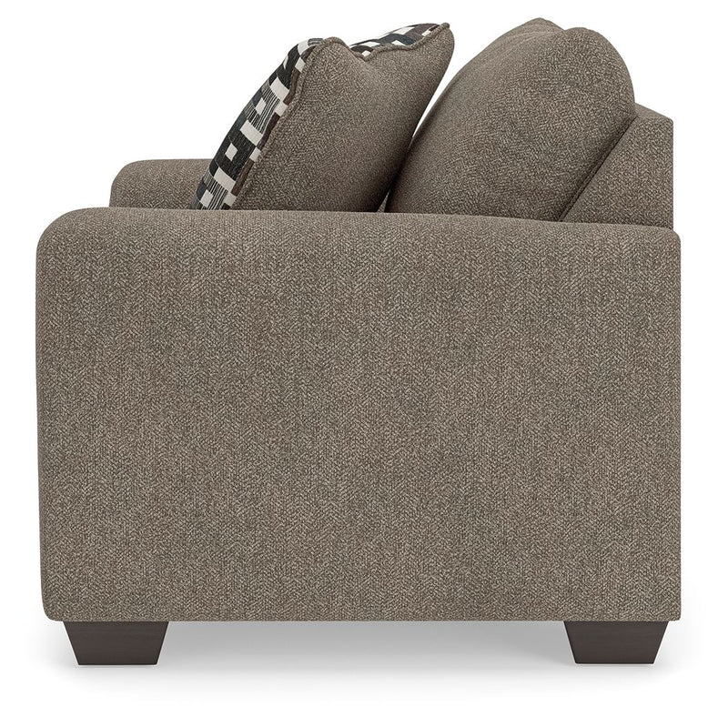 Triston-Peaks - Chair And A Half - Suede - R&R Furniture Gallery (Fountain Valley, CA)