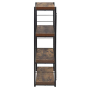 Bob - Bookshelf - Weathered Oak & Black - R&R Furniture Gallery (Fountain Valley, CA)