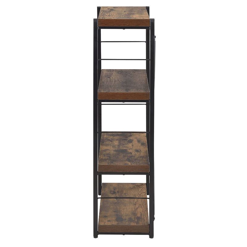 Bob - Bookshelf - Weathered Oak & Black - R&R Furniture Gallery (Fountain Valley, CA)