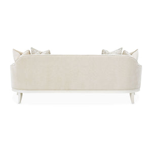 La Marisia - Chenille Sofa - Tranquil / Creamy Pearl - R&R Furniture Gallery (Fountain Valley, CA)
