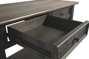 Tyler Creek - Sofa Table - Grayish Brown / Black - R&R Furniture Gallery (Fountain Valley, CA)