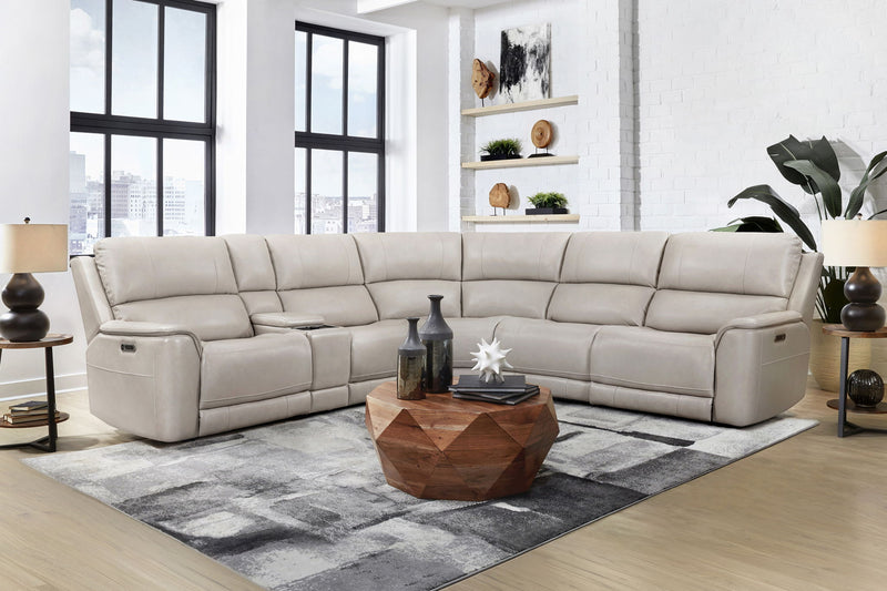 Easton - Power Reclining Sectional With Power Adjustable Headrests - R&R Furniture Gallery (Fountain Valley, CA)