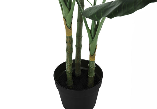 42" Tall, Artificial Plant, Evergreen Tree, Indoor, Faux, Fake, Floor, Greenery, Potted, Decorative - Green / Black - R&R Furniture Gallery (Fountain Valley, CA)