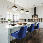 Beatrix - Velvet Stool - R&R Furniture Gallery (Fountain Valley, CA)