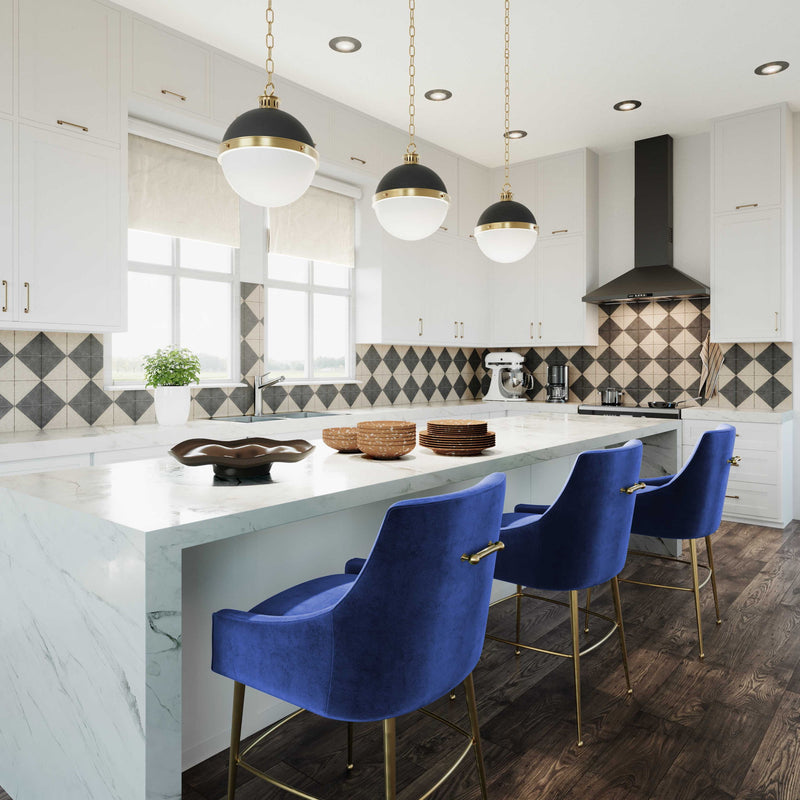 Beatrix - Velvet Stool - R&R Furniture Gallery (Fountain Valley, CA)