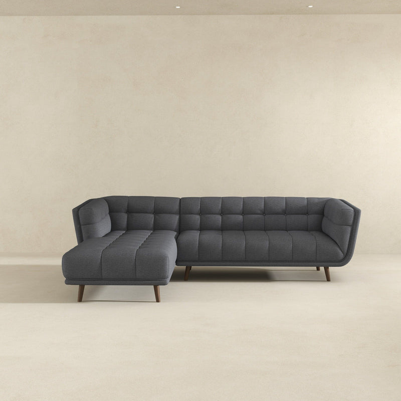 Addison - L Shape Sectional Sofa Tufted - R&R Furniture Gallery (Fountain Valley, CA)