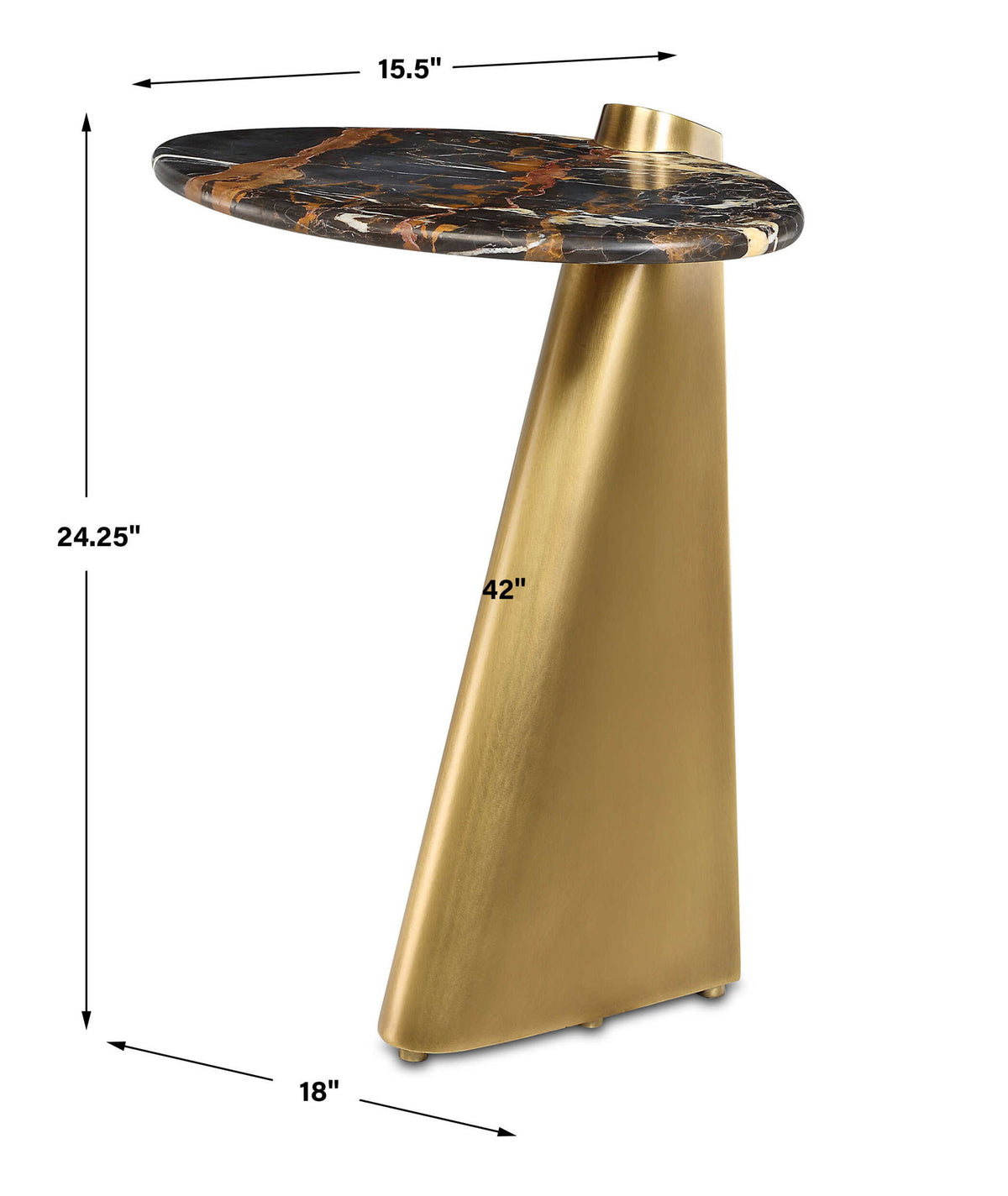Strum - Marble Accent Table