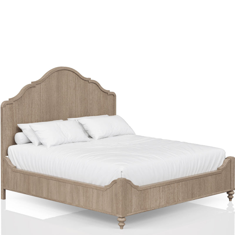 Elegant Design Panel Bed With Transitional Casual Design - R&R Furniture Gallery (Fountain Valley, CA)