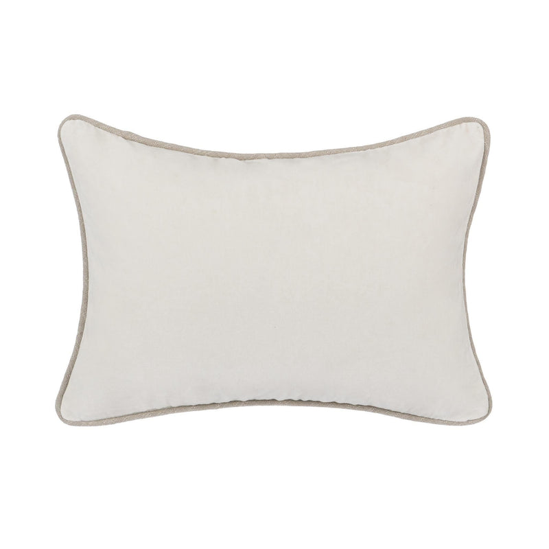 Heirloom Velvet - SLD Pillow - Ivory