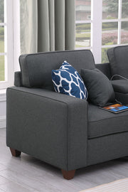 Eric - 9 Piece Upholstered Sectional With Ottoman - R&R Furniture Gallery (Fountain Valley, CA)