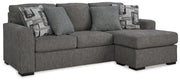 Gardiner - Sofa Chaise - Pewter - R&R Furniture Gallery (Fountain Valley, CA)