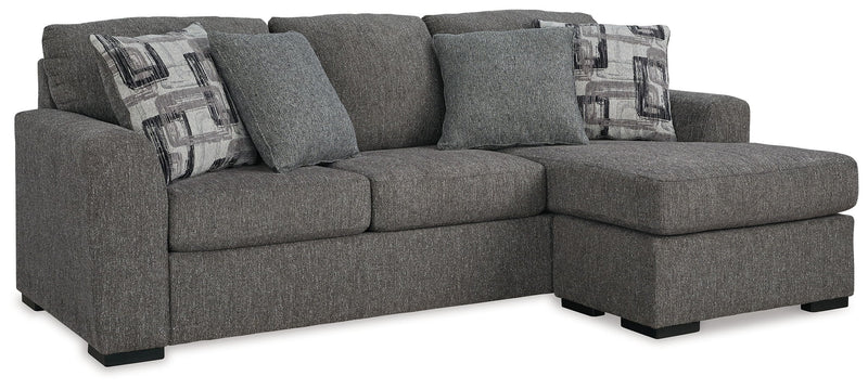 Gardiner - Sofa Chaise - Pewter - R&R Furniture Gallery (Fountain Valley, CA)