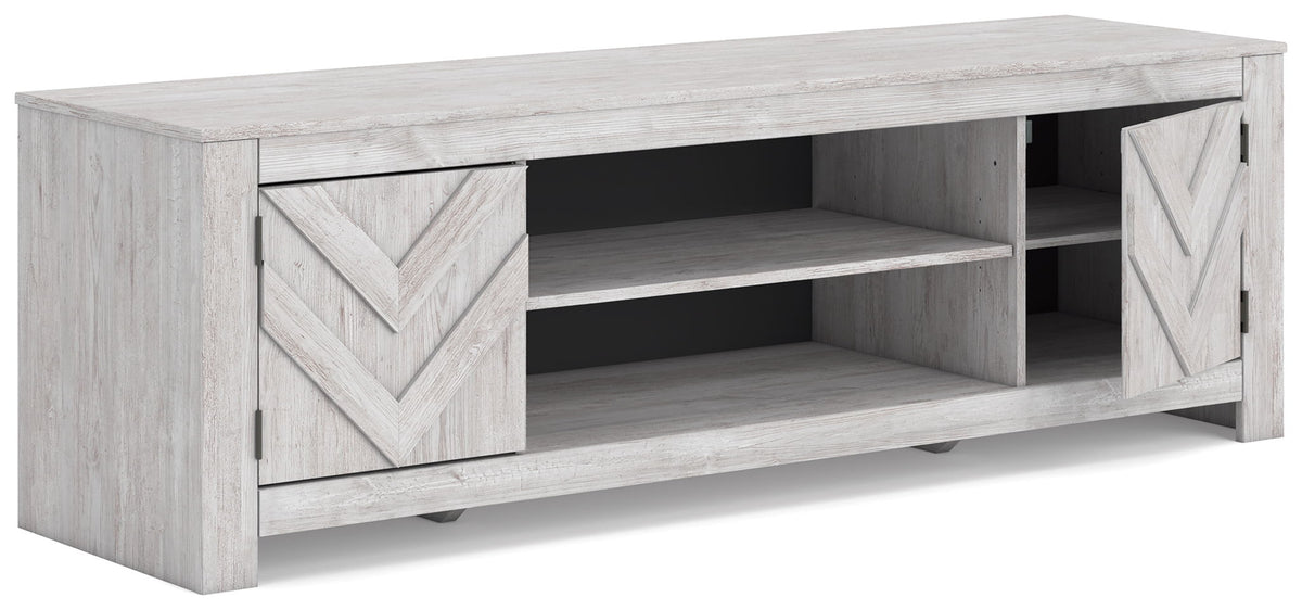 Cayboni - LG TV Stand With Fireplace Option - R&R Furniture Gallery (Fountain Valley, CA)